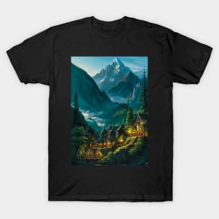 Village in the Mountains T-Shirt